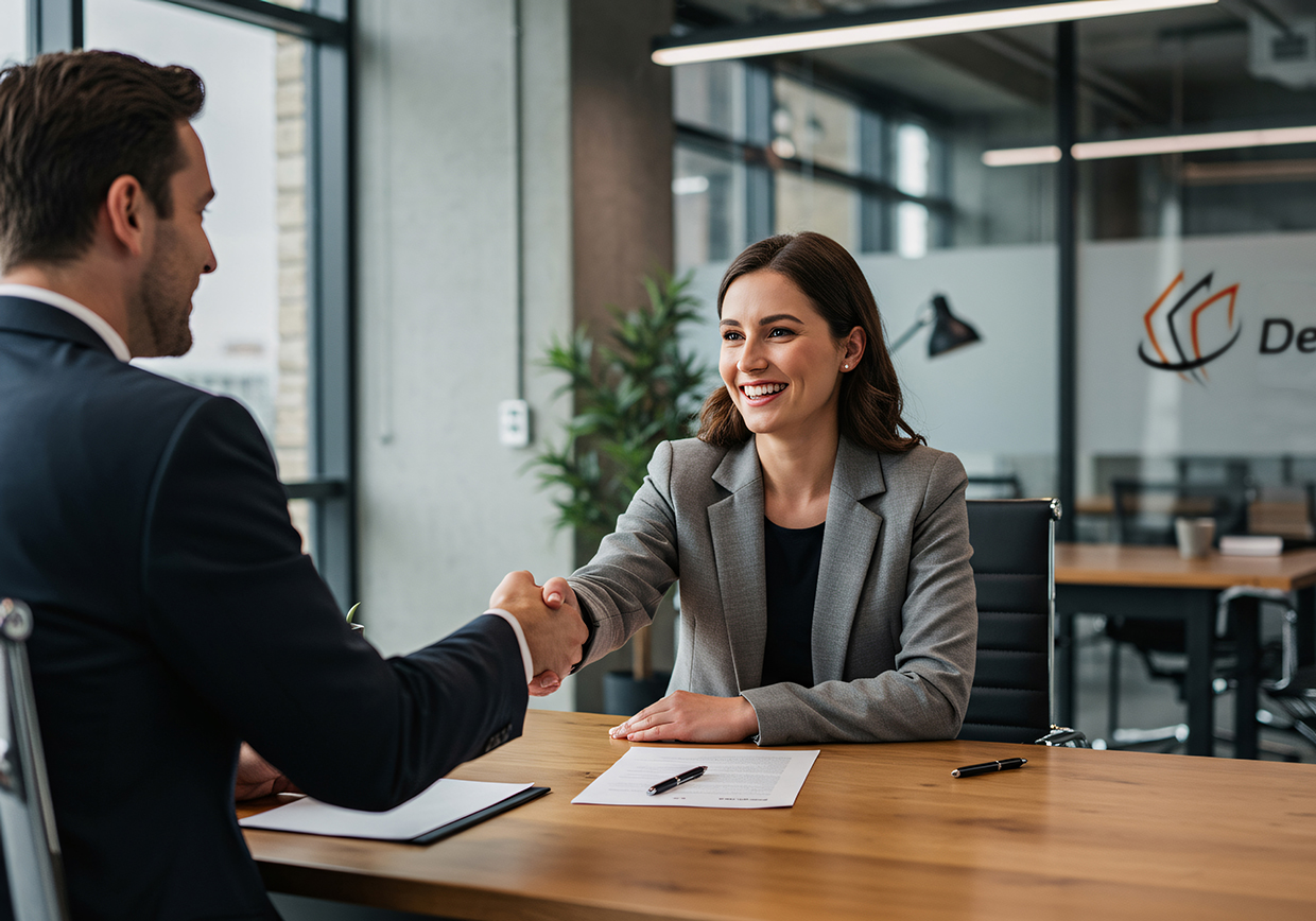 Office Handshake
